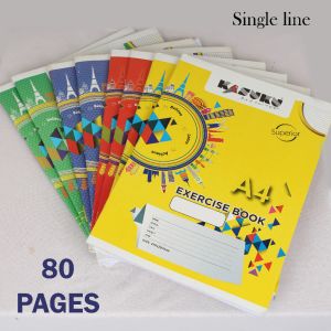 A4 Exercise Book 80 Pages Single Line
