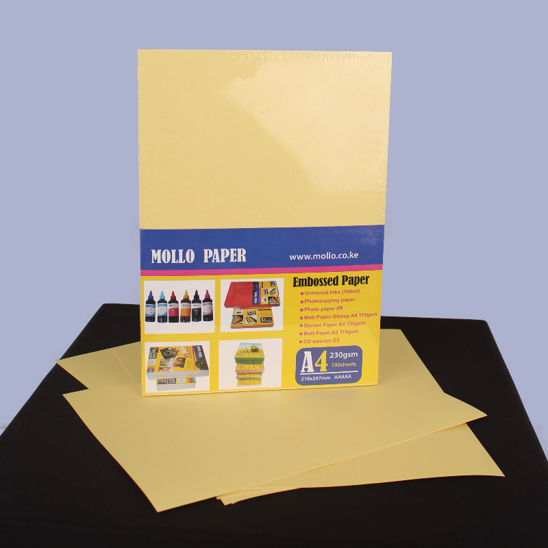 Picture 1 of Embossed Papers Yellow